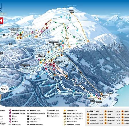 Ski In/Out, Amazing Views, 3 Bedrooms Noresund Bagian luar foto